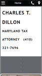 Mobile Screenshot of dillonlegal.com