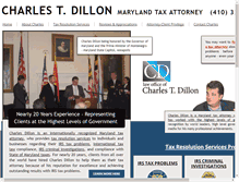 Tablet Screenshot of dillonlegal.com